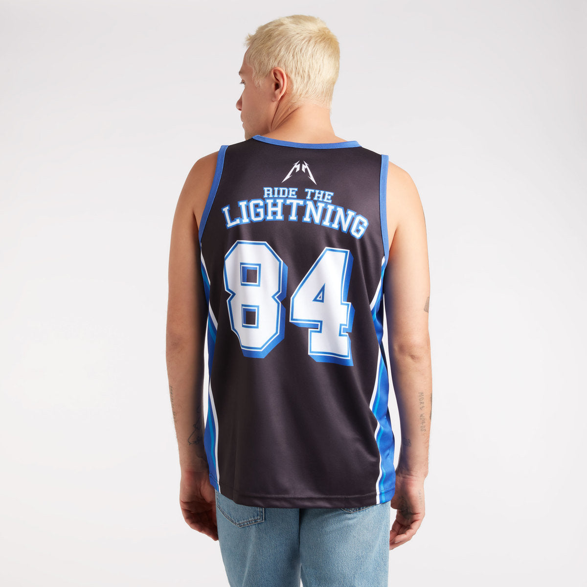 Image of METALLICA - Ride The Lightning Basketball Jersey Amplified