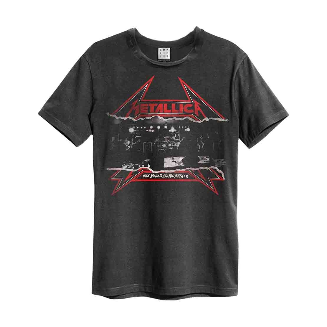 Image of Metallica Young Metal Attack Amplified Men's T-shirt