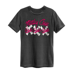 Image of Motley Crue T-Shirt Girls Girls Girls - Grey