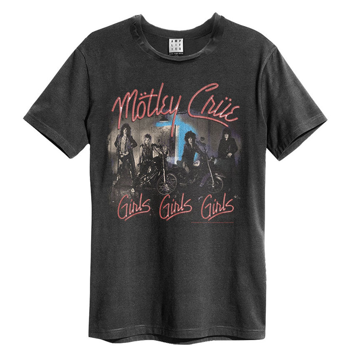 Image of Mötley Crüe T Shirt - Girls Girls Girls Amplified