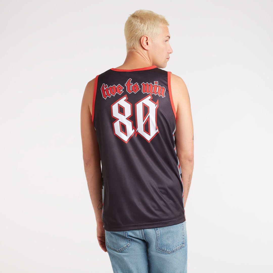 Motorhead - Live to Win Basketball Jersey
