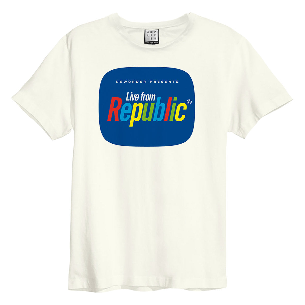 Image of New Order Men's T-Shirt - Live From Republic Amplified