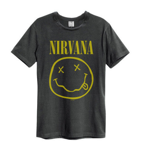 Image of Nirvana Smiley Face Amplified Men's T-shirt