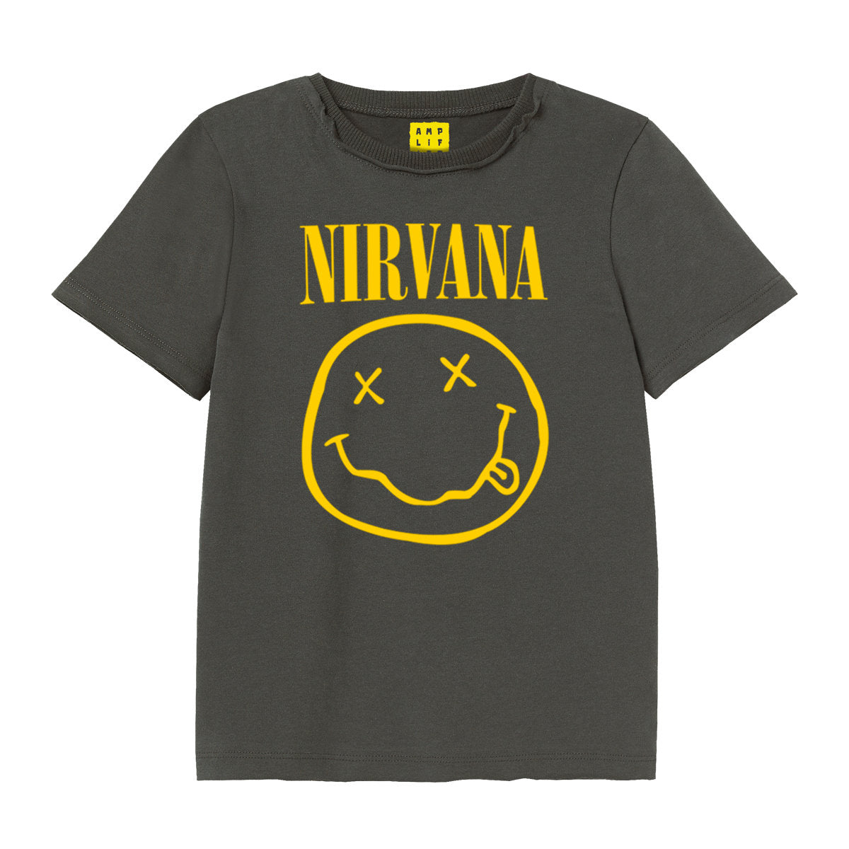 Image of Kids Nirvana T-shirt - Smiley Face Amplified
