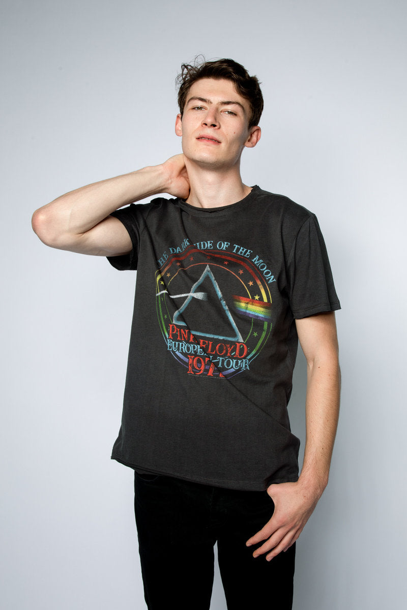 Image of Pink Floyd T-shirt - 1972 Tour, Charcoal Amplified