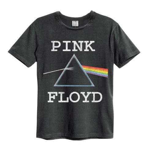 Image of Mens' Pink Floyd T-shirt - Dark Side Of The Moon, Charcoal