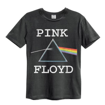 Mens' Pink Floyd T-shirt - Dark Side Of The Moon, Charcoal