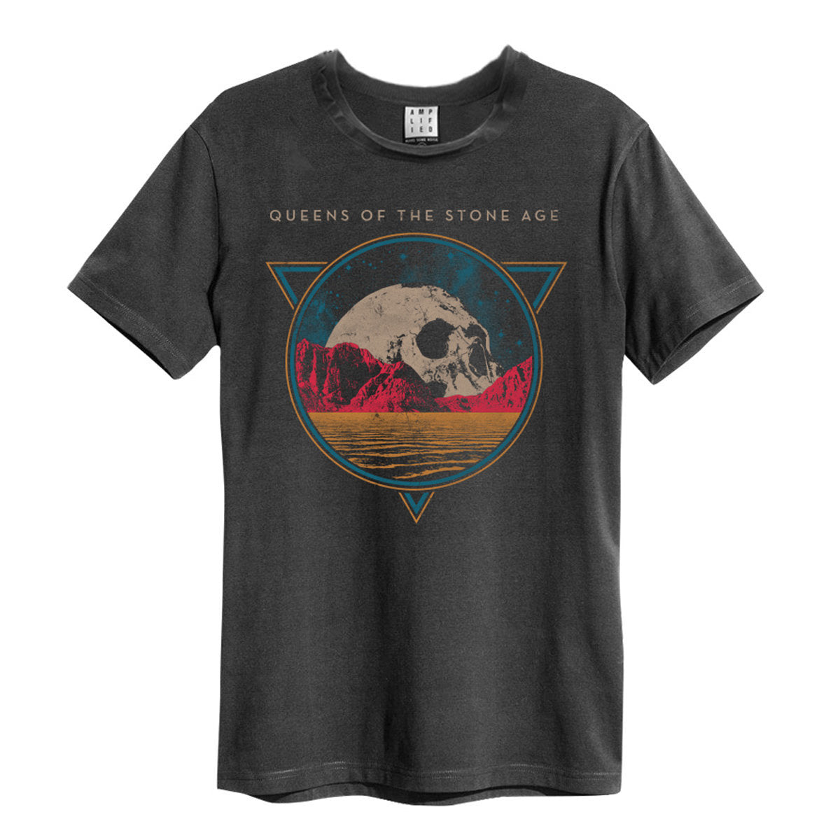 Image of Queens of the Stone Age T-Shirt - Qotsa Skull Planet Amplified