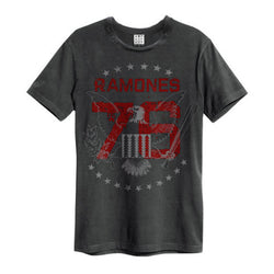 Image of Ramones Gabba Gabba Amplified Charcoal Men's T-shirt