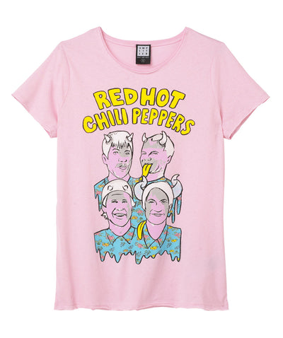 Red Hot Chilli Illustrated Peppers Ladies T-shirt