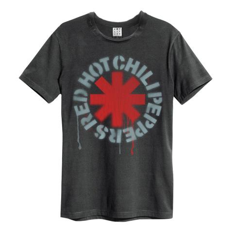 Image of Red Hot Chili Peppers Amplified Charcoal Men's T-shirt