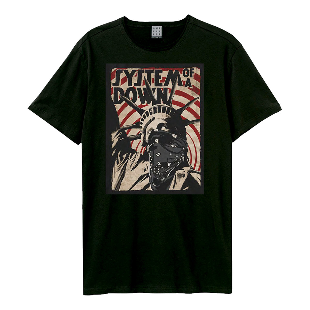 Image of System of a Down Men's T-shirt - Statue Of Liberty Amplified