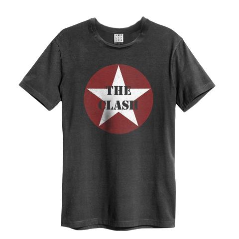 Image of The Clash Star Logo Amplified Mens T-Shirt