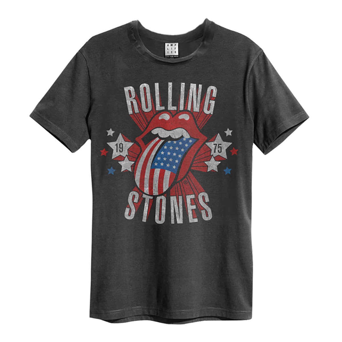 Image of The Rolling Stones T-shirt - Stateside 75 Amplified