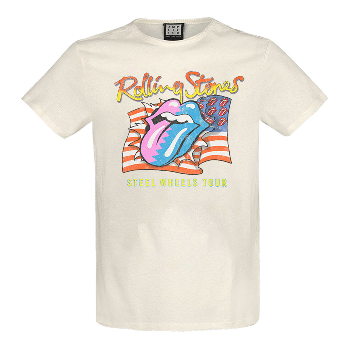 Image of Rolling Stones T-shirt - Steel Wheels Amplified
