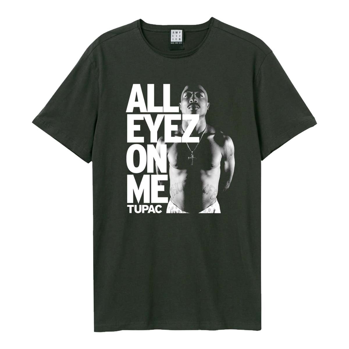 Image of Tupac Shakur Men's T-shirt - All Eyes On Me Amplified