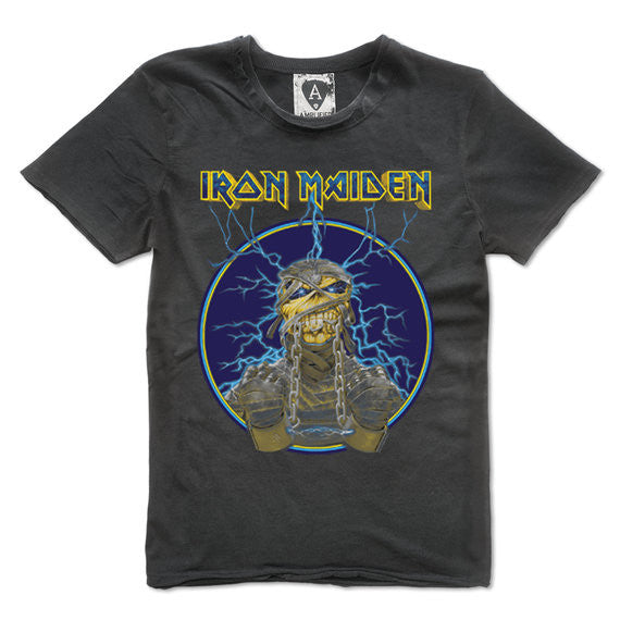 Image of Iron Maiden Mummy Amplified charcoal Men's T-shirt