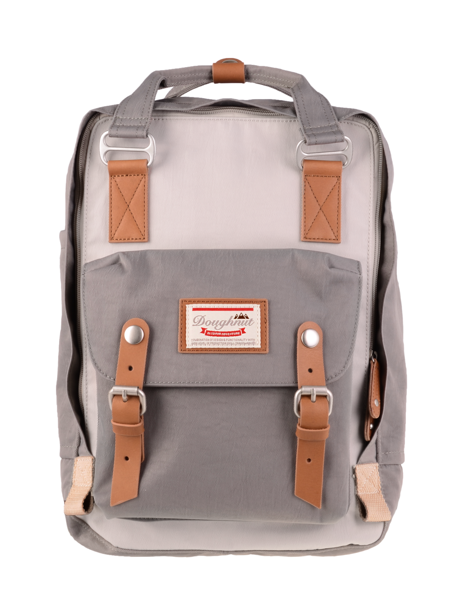 Image of DOUGHNUT BAG MACAROON IVORY X LIGHT GREY