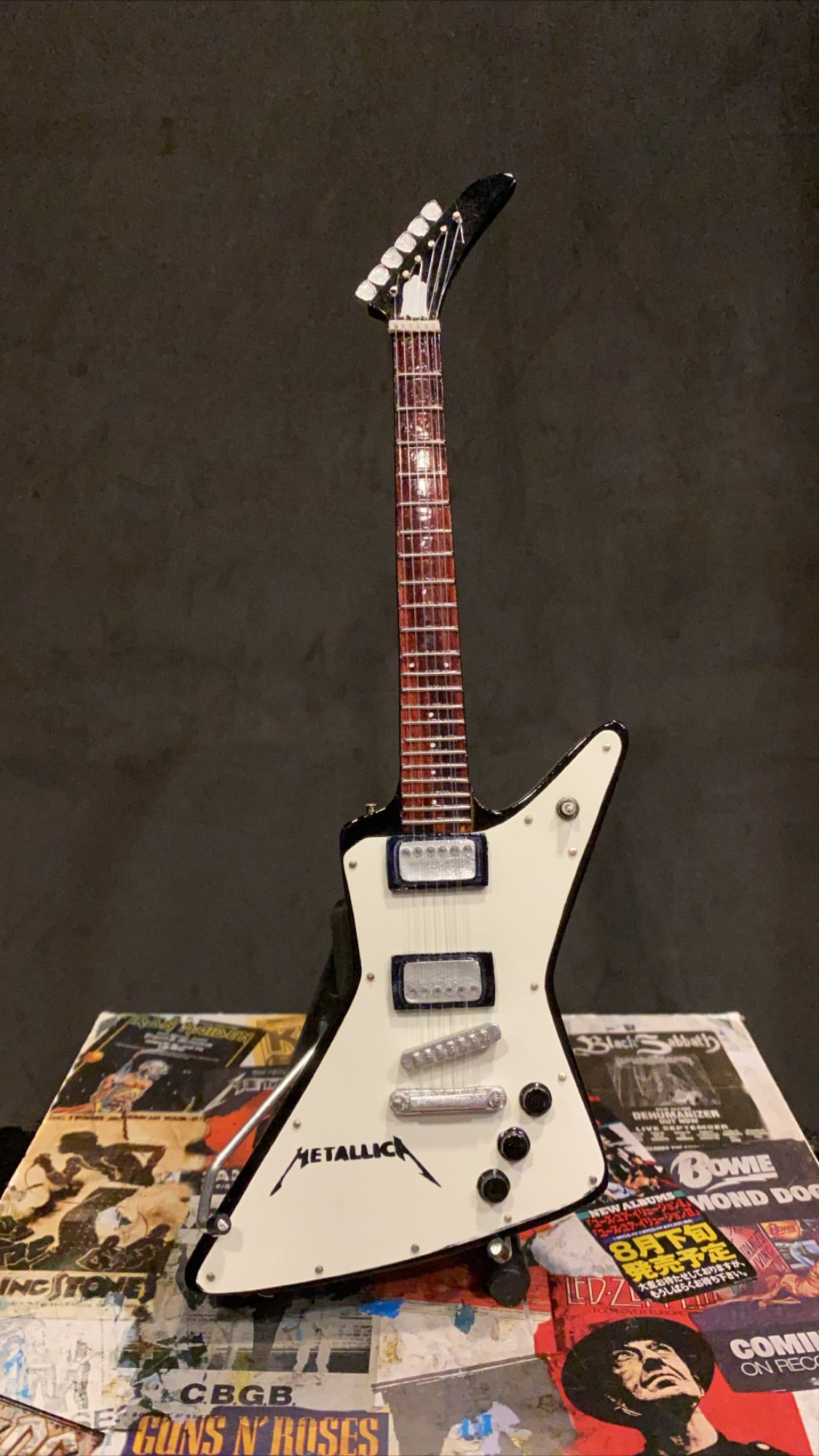 Image of Metallica Miniature Guitar