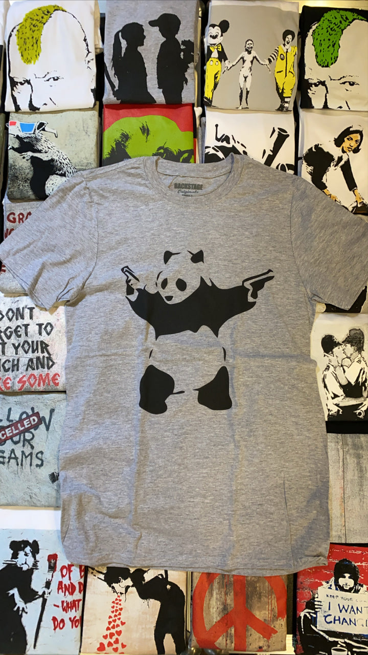 Panda With Guns Men's T-shirt