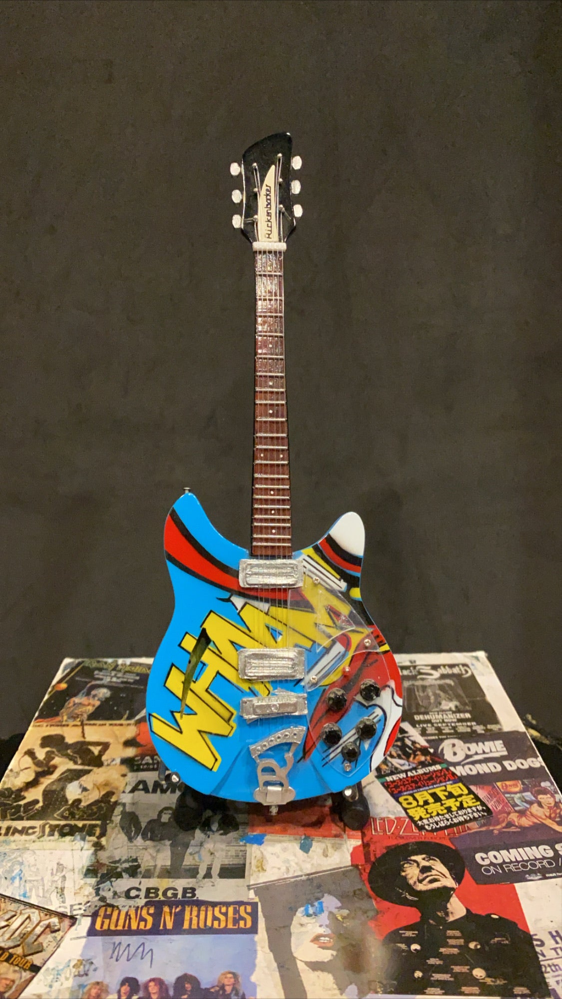 Image of Paul Weller Rickenbacker Miniature Guitar