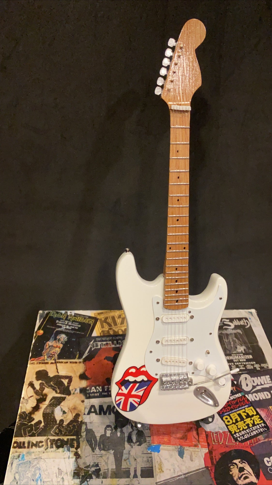 The Rolling Stones Miniature Guitar
