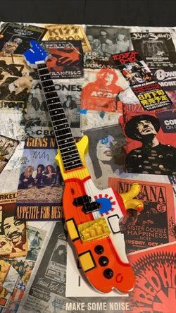 Image of The Beatles Yellow Submarine Miniature Guitar