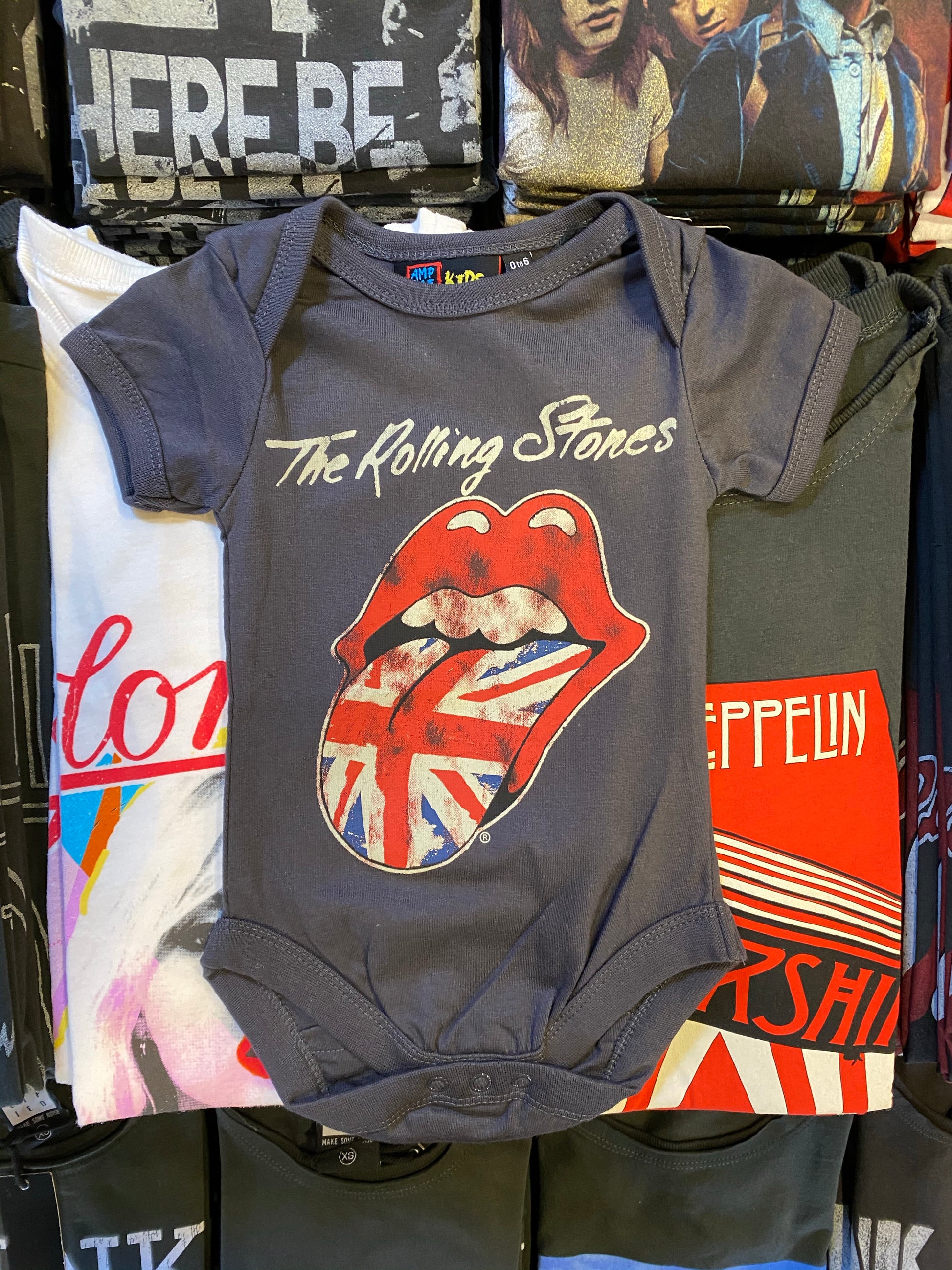 The Rolling Stones Amplified Baby Grow
