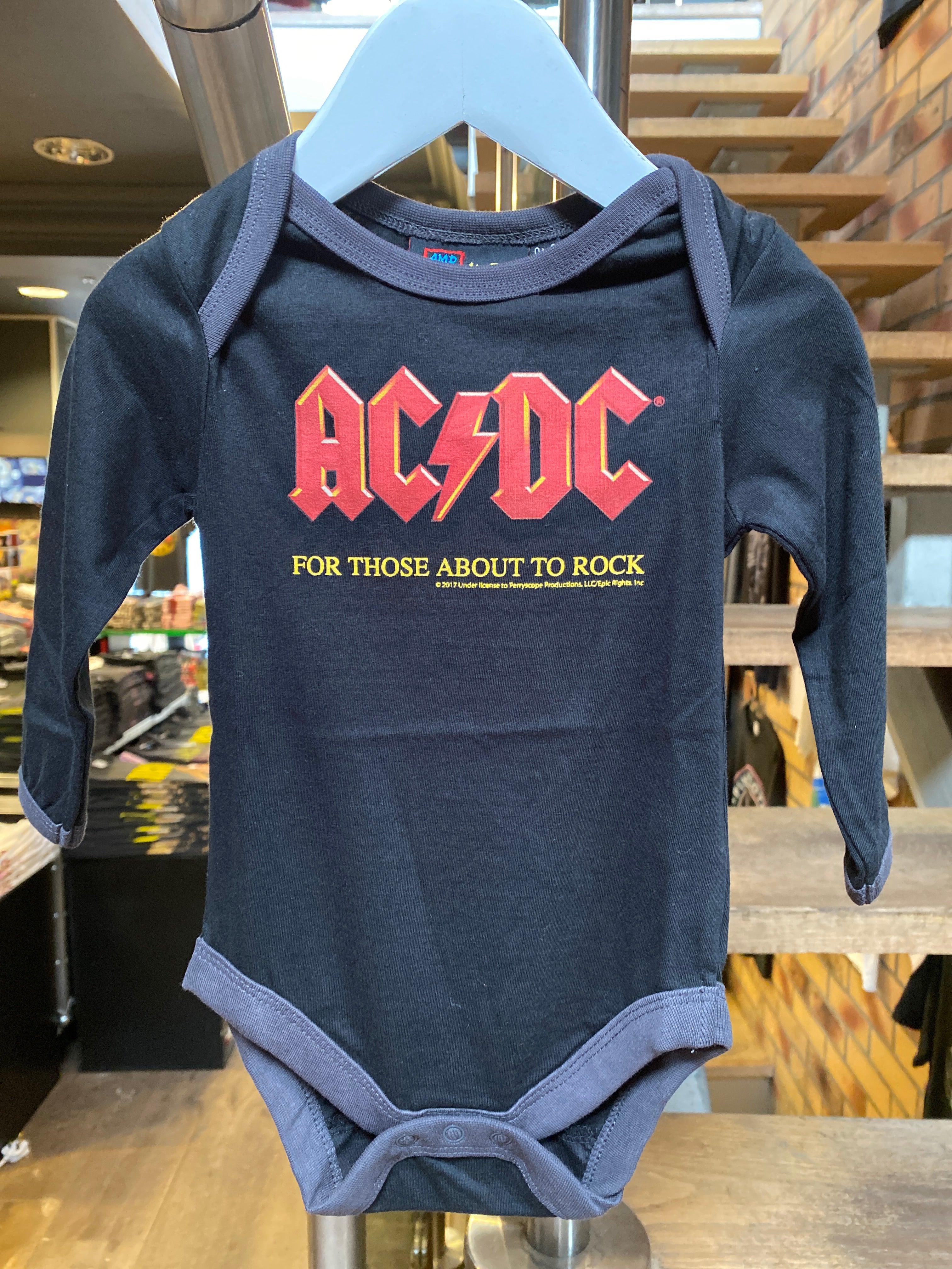 Image of AC/DC For Those About To Rock Amplified Babygrow