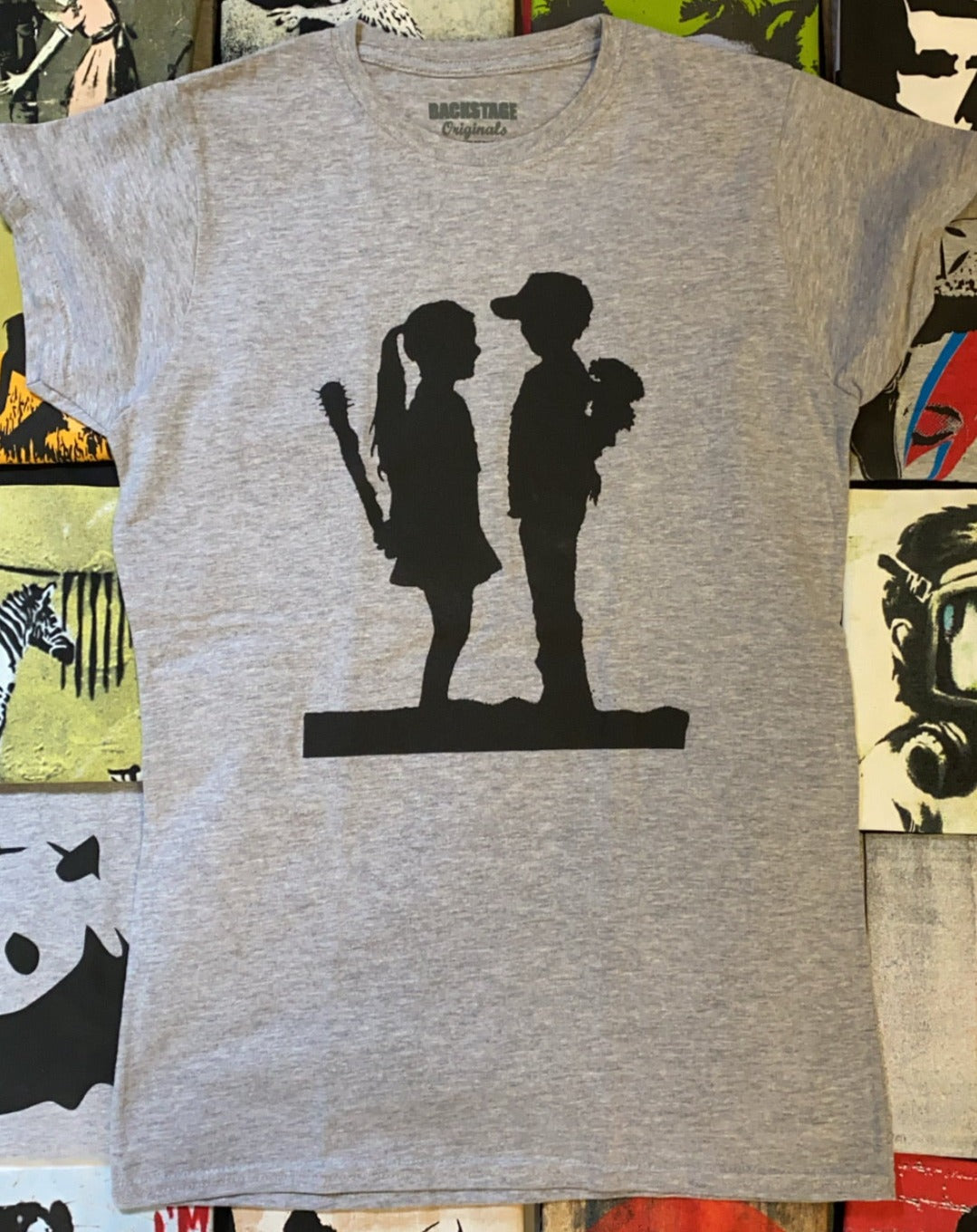 Image of Banksy Boy and a Girl