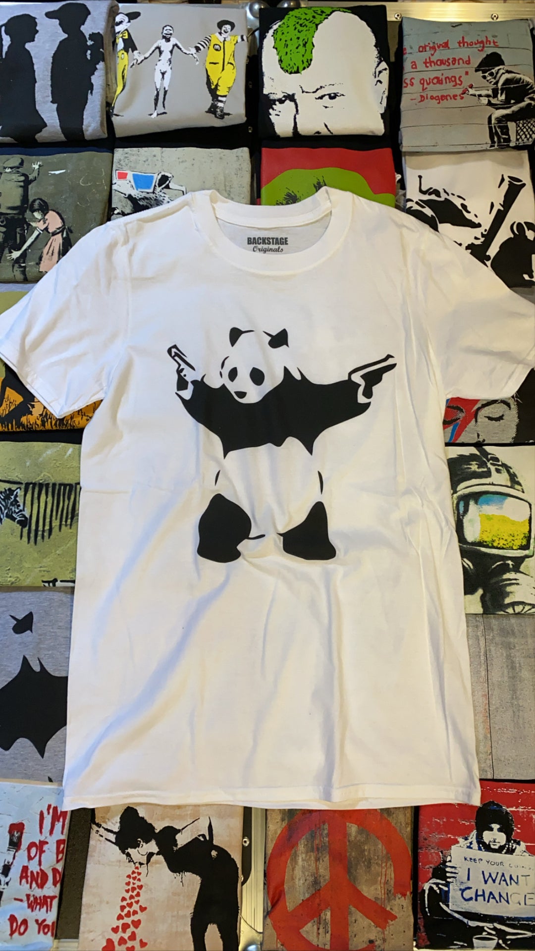 Panda With Guns Men's T-shirt