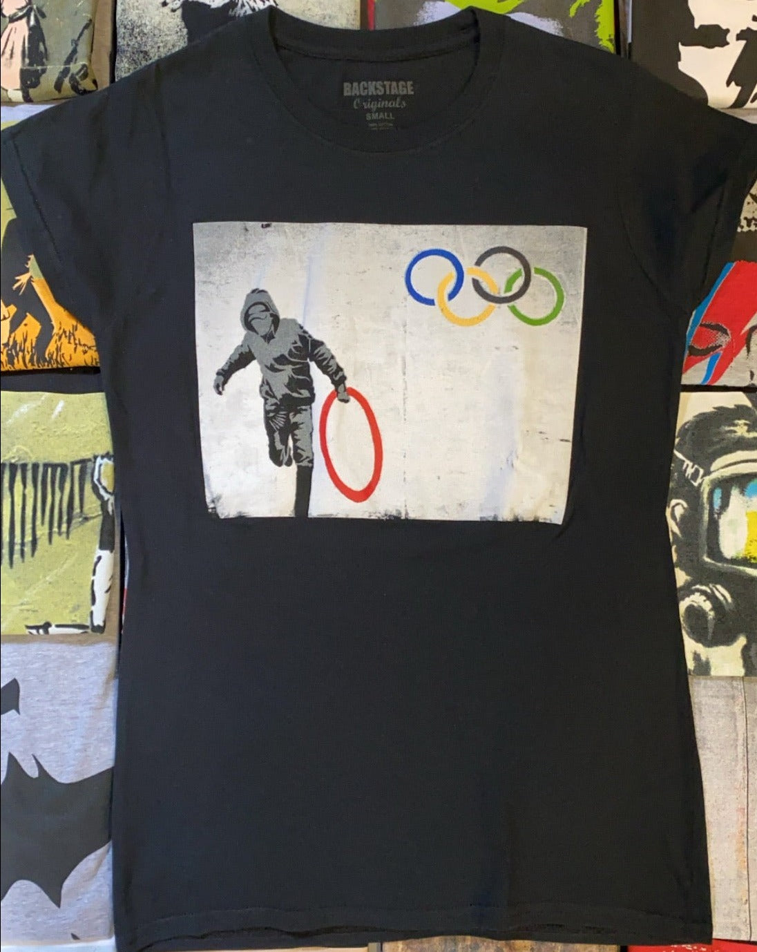 Image of Olympic Ring Thief Ladies T-shirt