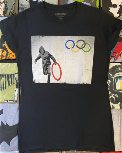 Olympic Ring Thief Ladies T-shirt