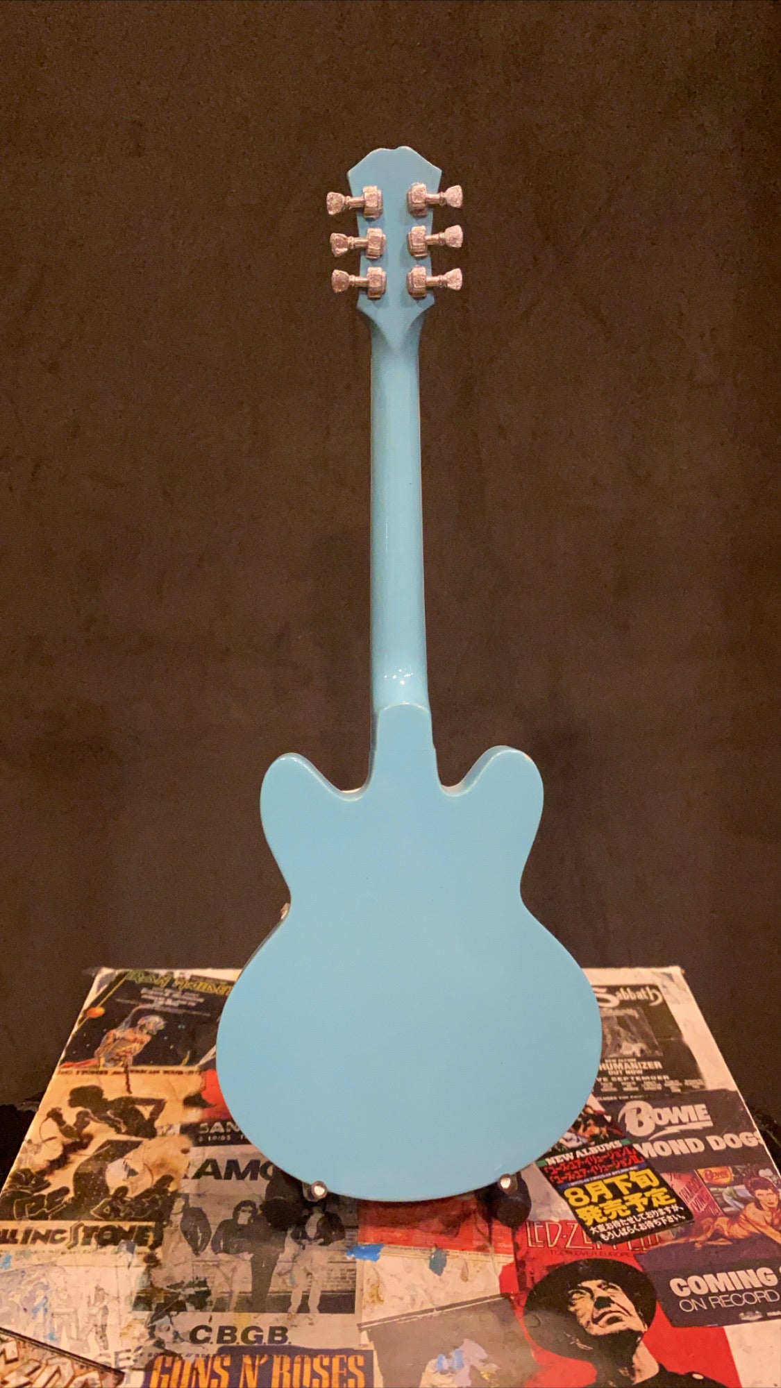 Image of Noel Gallagher Epiphone Miniature Guitar
