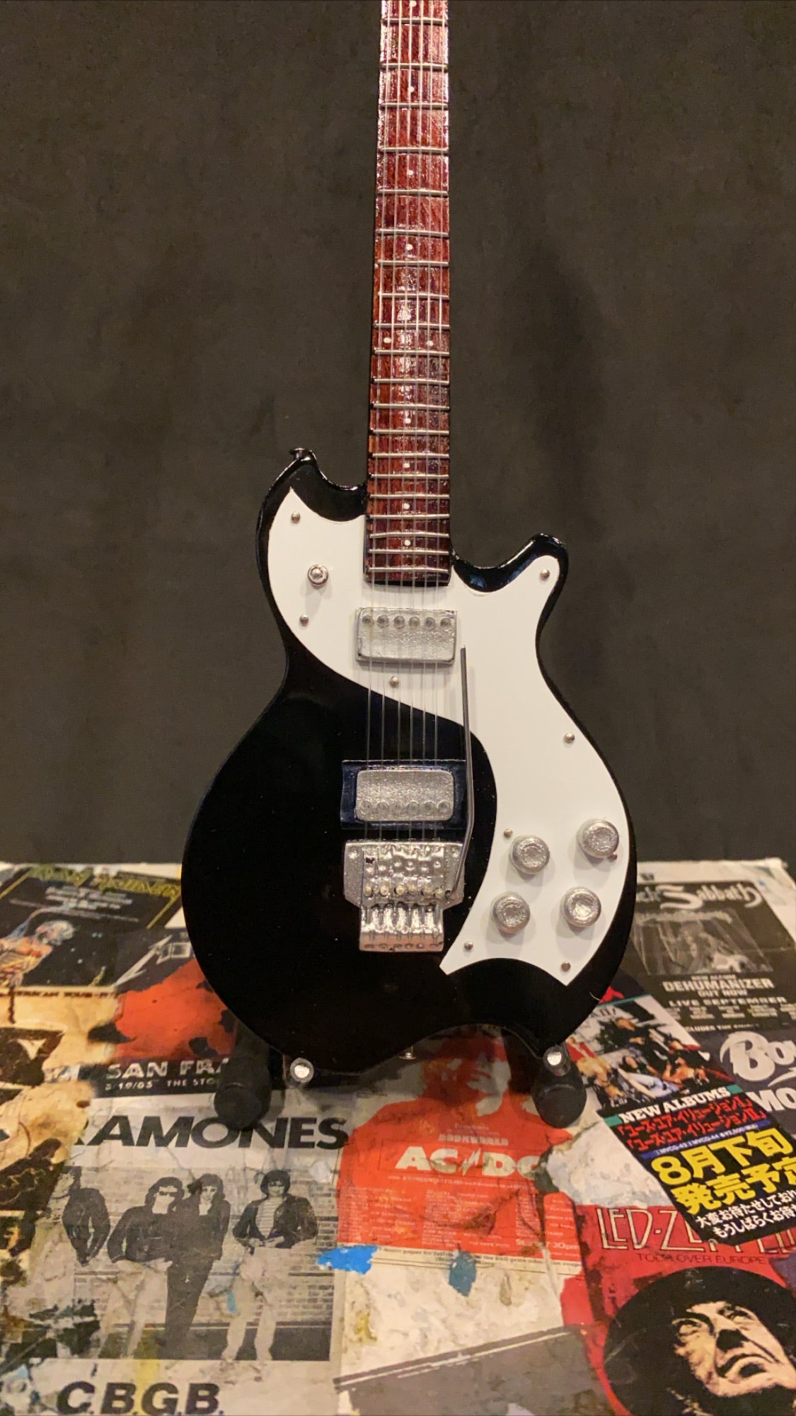 Image of Bon Jovi Miniature Guitar