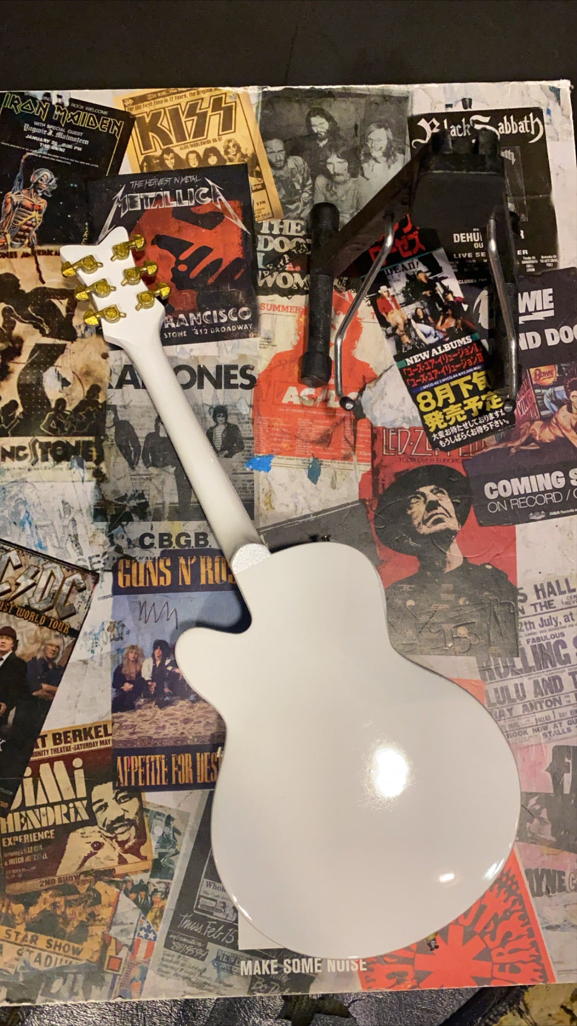 Image of White Falcon Miniature Guitar