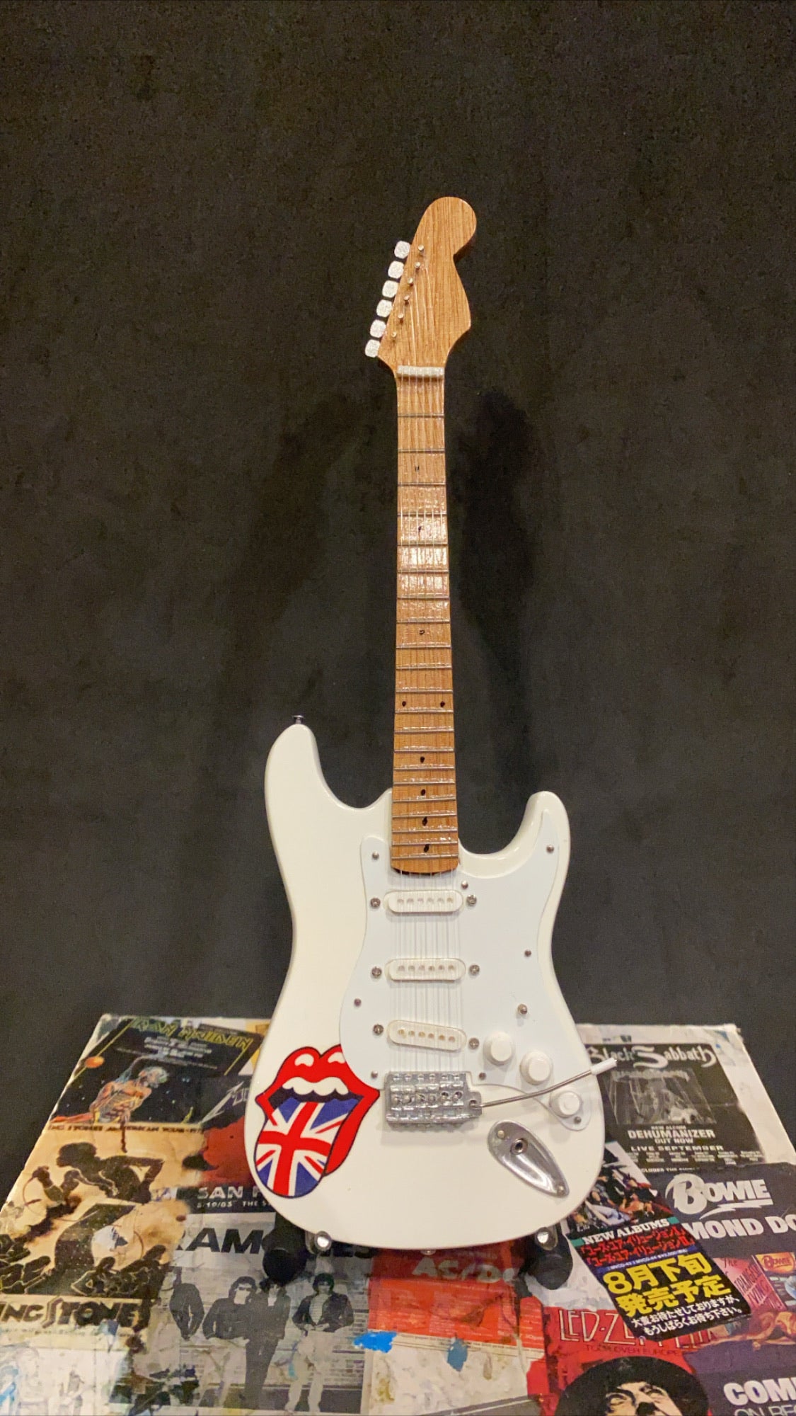 Image of The Rolling Stones Miniature Guitar