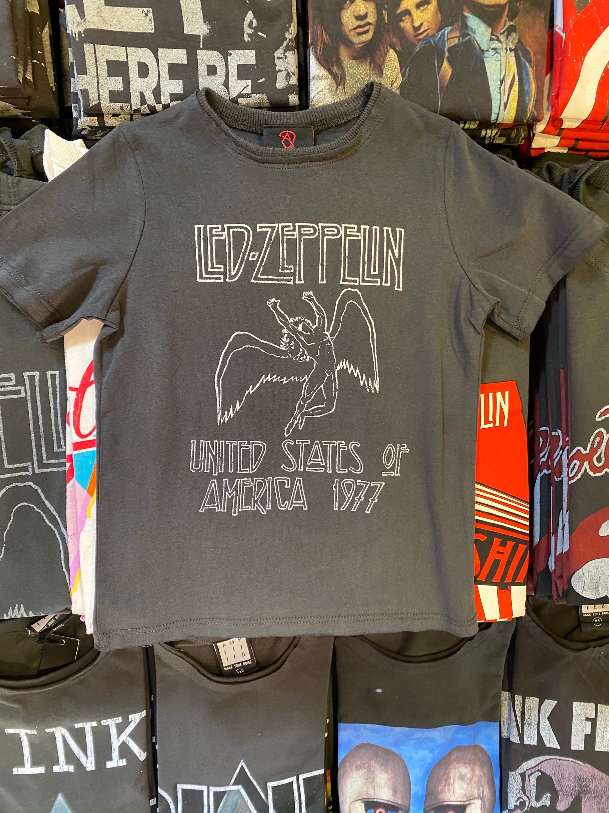 Led Zeppelin Kids T Shirt - USA 1977 Tour