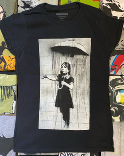 Image of Banksy Umbrella Girl