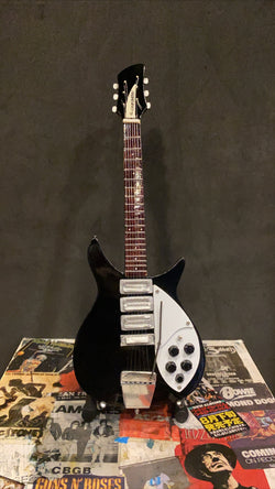 Image of The Beatles John Lennon - 1963 Rickenbacker 325 Jetglo Miniature Guitar