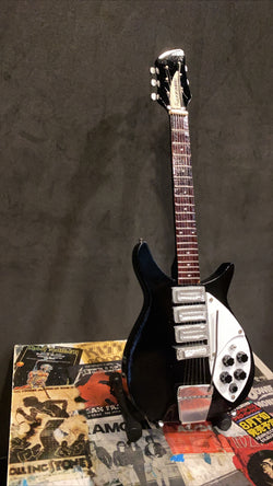 Image of The Beatles John Lennon - 1963 Rickenbacker 325 Jetglo Miniature Guitar