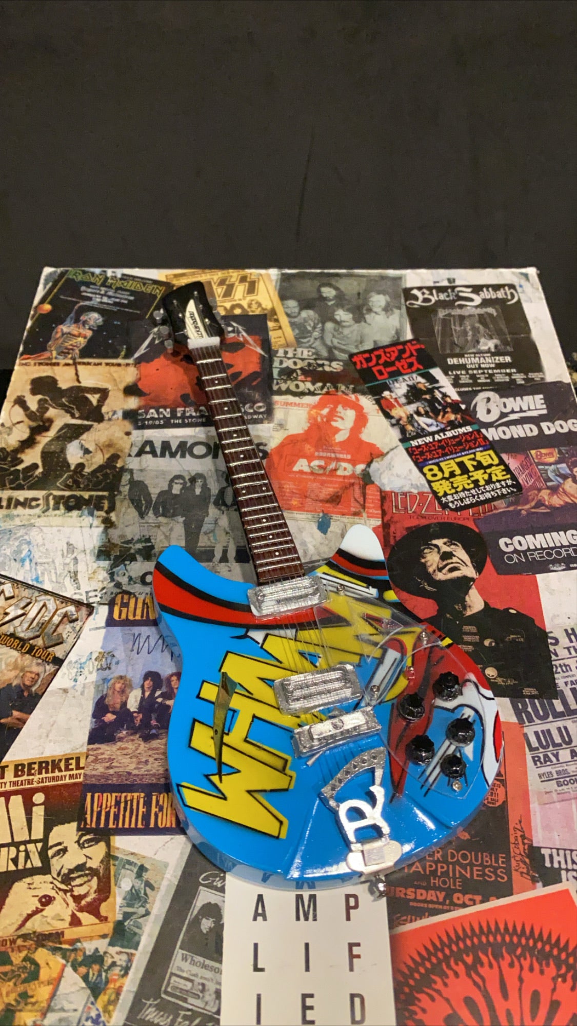 Image of Paul Weller Rickenbacker Miniature Guitar