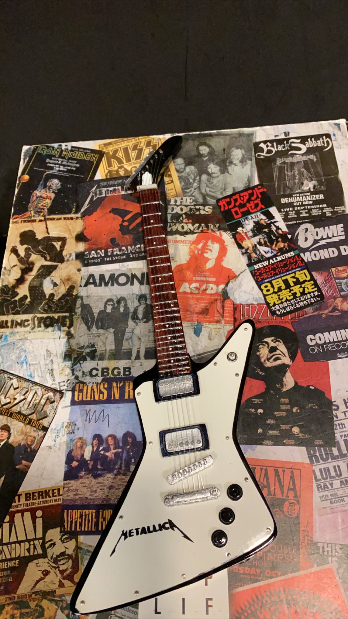 Image of Metallica Miniature Guitar