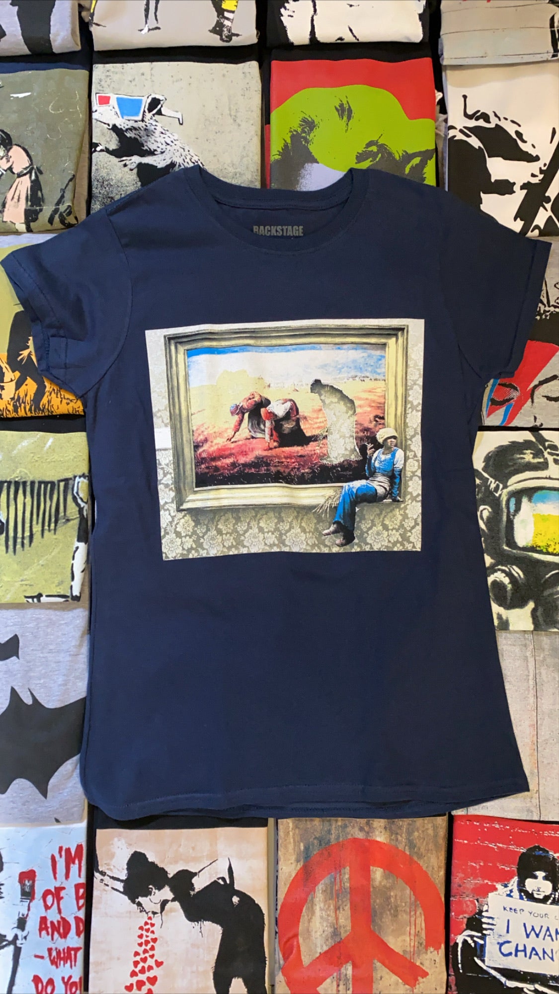 Image of Banksy Smoking Women's T-shirt