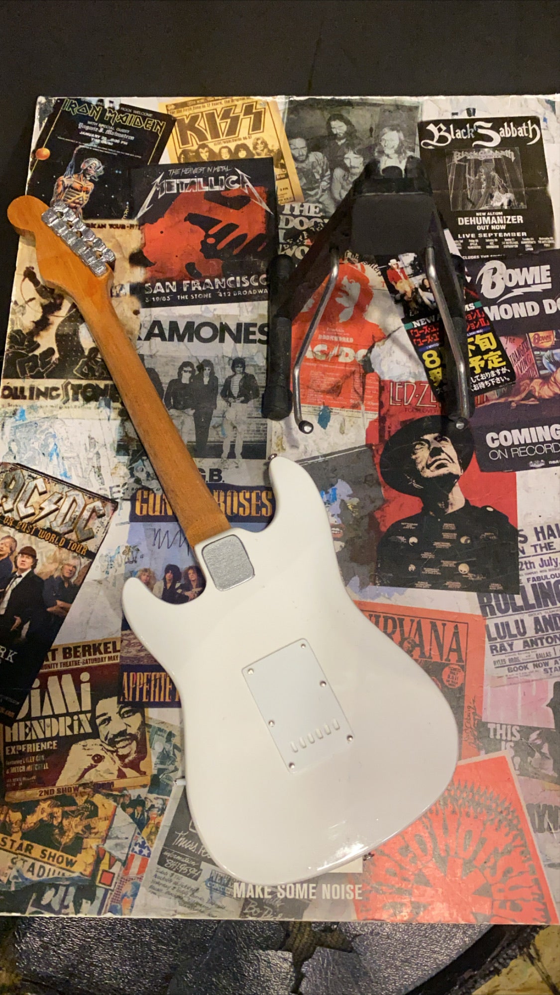 The Rolling Stones Miniature Guitar