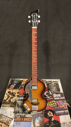 Image of The Beatles Paul McCartney Hofner Bass Miniature Guitar