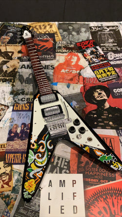 Image of Jimi Hendrix Gibson Flying V Miniature Guitar