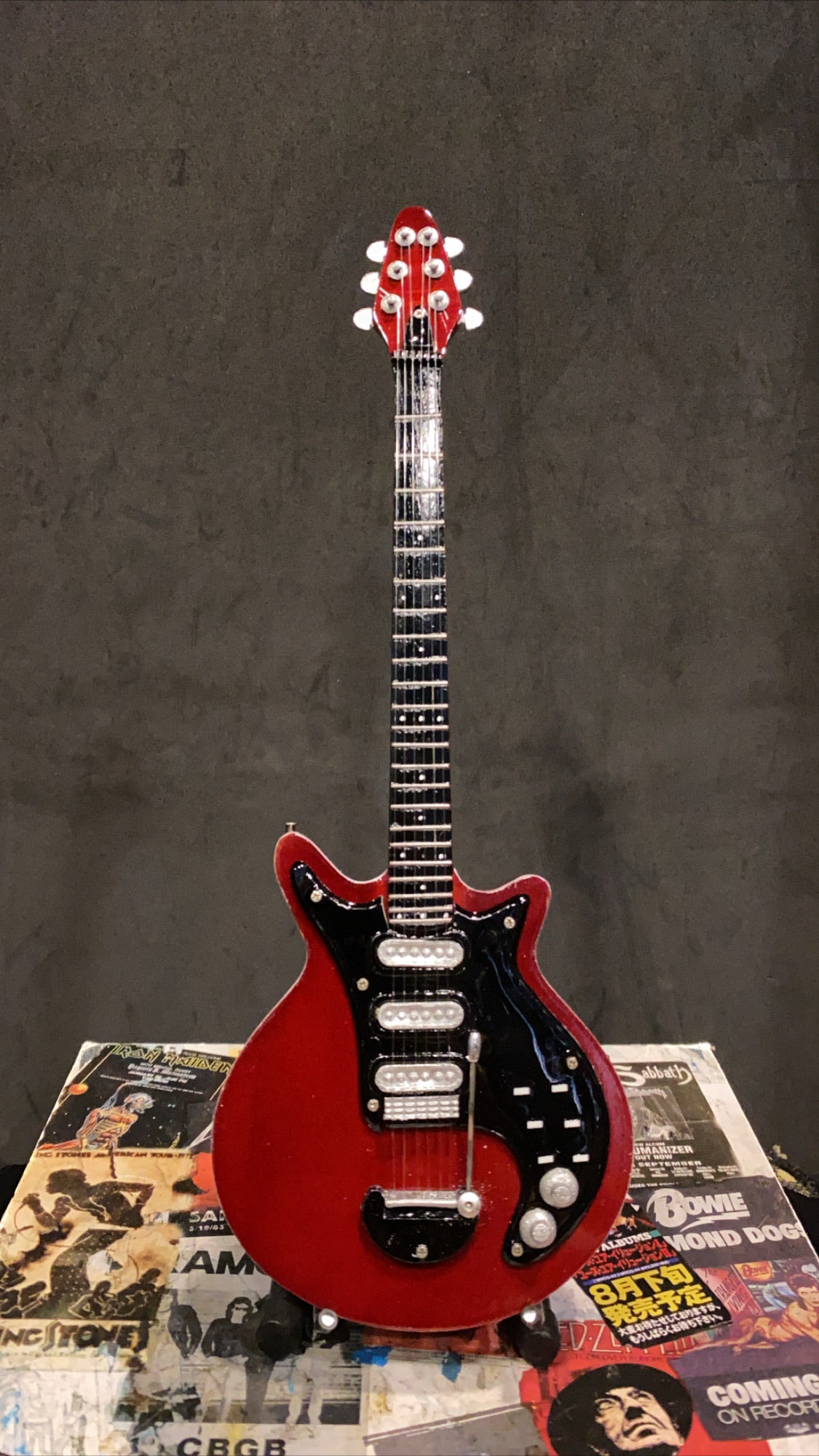 Image of Queen Brian May Miniature Guitar