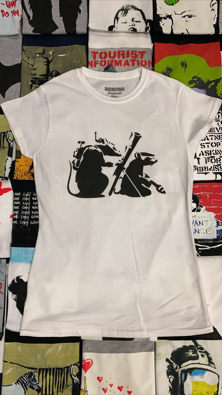 Banksy Terror Rats Women's T-shirt