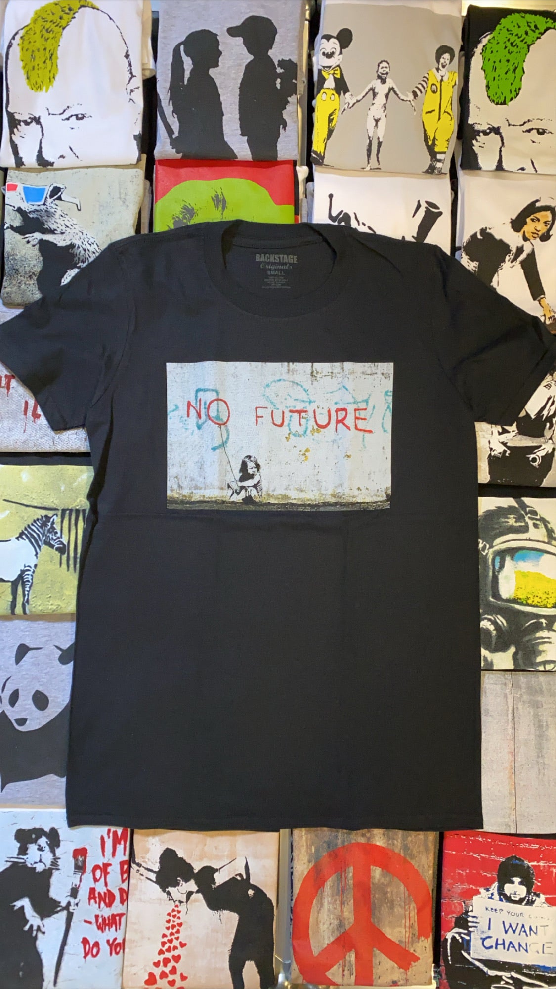Image of Banksy No Future Men's T-shirt
